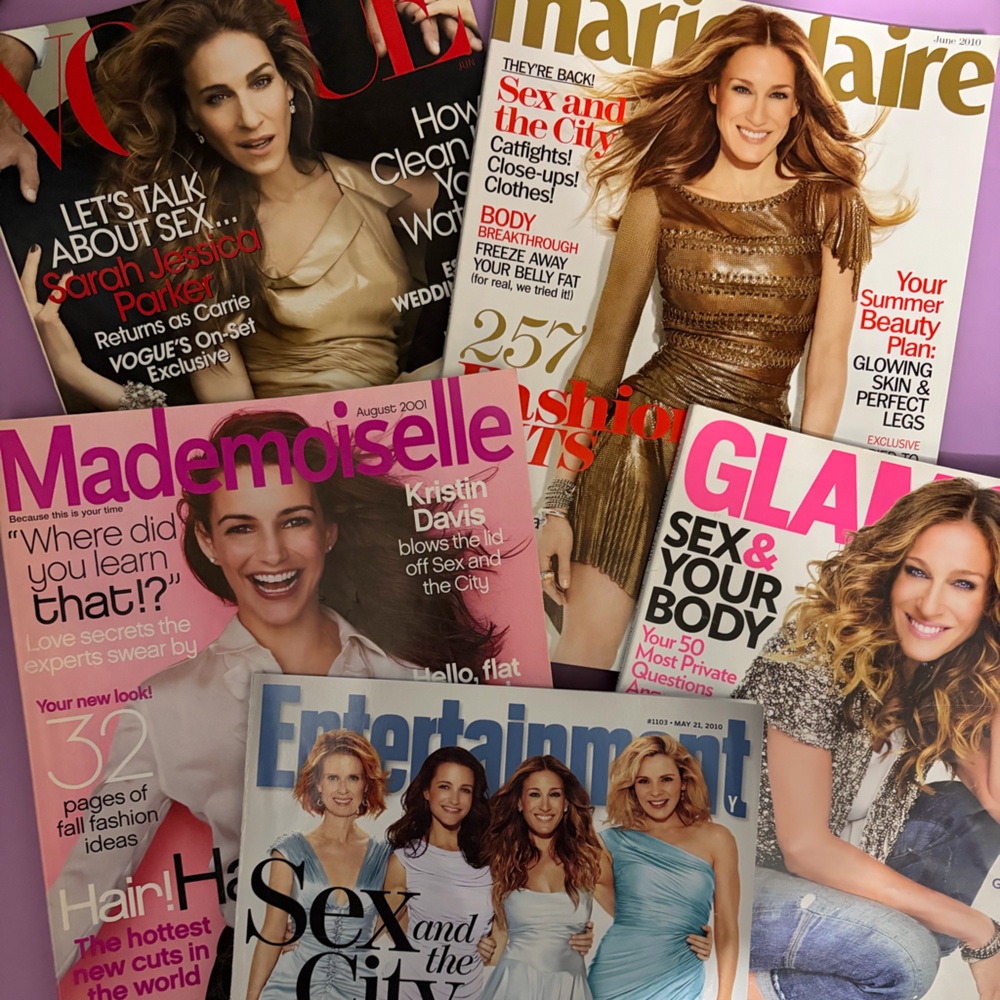 Lot 14 👠 magazines SJP Kristin Davis Sex and the City 🍓